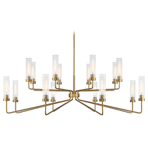 Savoy House Baker Warm Brass Chandelierby Savoy House 1-8862-16-322