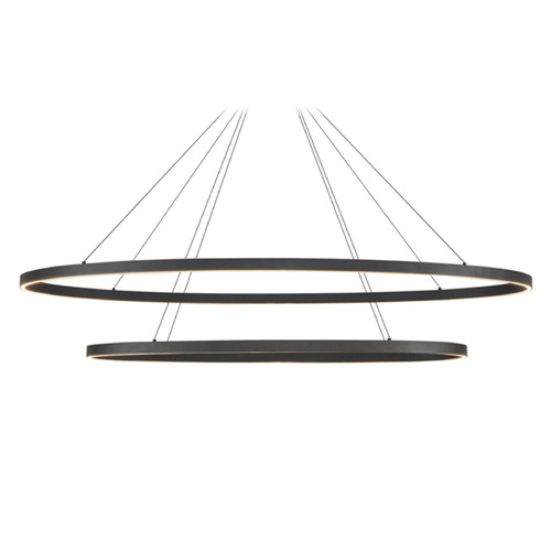 Kuzco Lighting Kuzco Lighting Ovale Matte Black LED Chandelier CH79253-BK