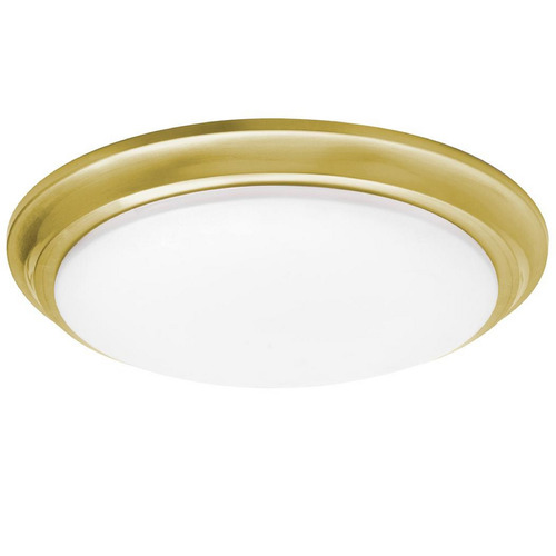AFX Lighting Afx Lighting Baron Satin Brass LED Flushmount Light BRNF14LAJD1SB