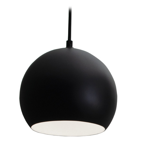 AFX Lighting Afx Lighting Roxy Black Mini-Pendant Light with Bowl / Dome Shade RXYP08BK