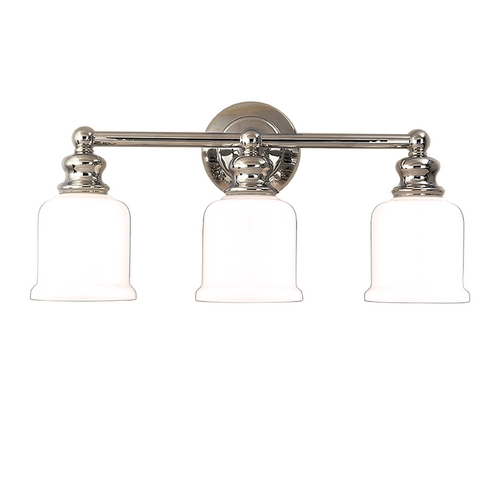 Hudson Valley Lighting Riverton 3-Light Bath Light in Polished Nickel by Hudson Valley Lighting 2303-PN