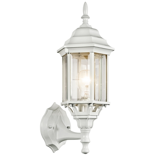 Chesapeake 17-Inch Outdoor Wall Light in White by Kichler Lighting