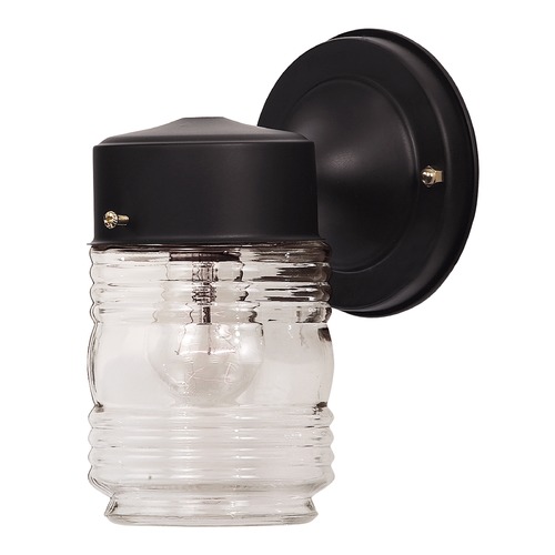 Black Outdoor Wall Light by Savoy House