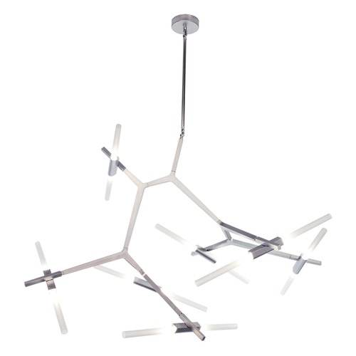 San Vicente Brushed Chrome 14-Light LED Chandelier by Avenue Lighting