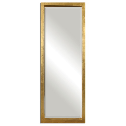 Edmonton Gold Leaner Mirror by Uttermost Lighting