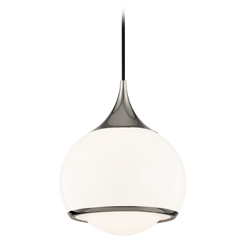 Mitzi by Hudson Valley Reese Polished Nickel Pendant by Mitzi by Hudson Valley H281701M-PN