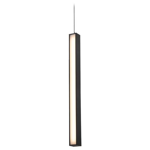 Modern Forms by WAC Lighting Chaos Black LED Mini Pendant by Modern Forms PD-64826-BK