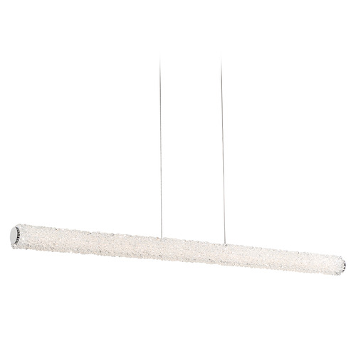 Eurofase Lighting Sassi 48-Inch Linear LED Chandelier in Chrome by Eurofase Lighting 34155-011