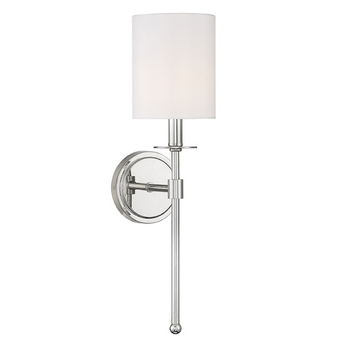 Meridian 20-Inch High Wall Sconce in Polished Nickel by Meridian M90057PN