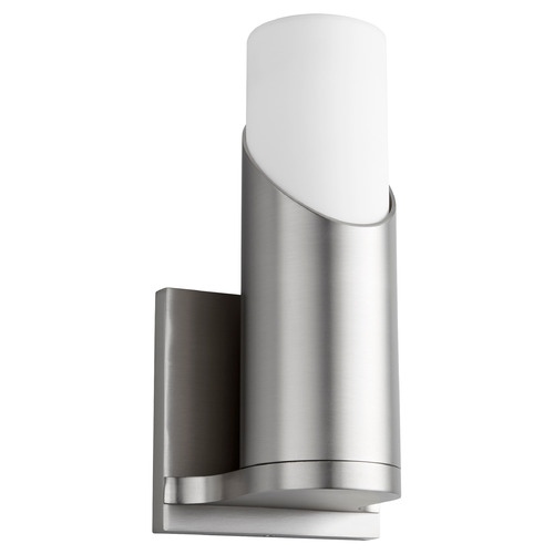 Ellipse LED Acrylic Wall Sconce in Satin Nickel by Oxygen Lighting