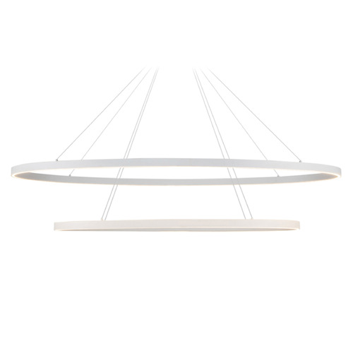 Kuzco Lighting Ovale Matte White LED Chandelier