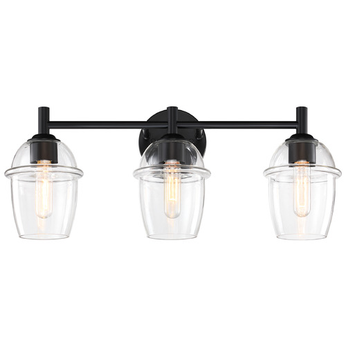 Designers Fountain Summer Jazz Matte Black Bathroom Light
