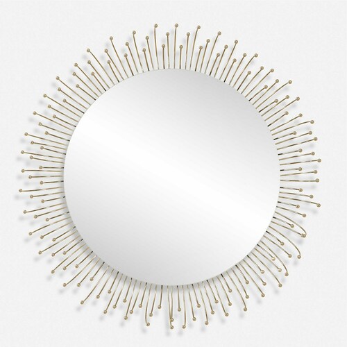 Aga Round 31-Inch Decorative Mirror