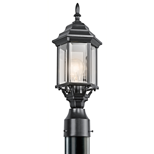 Chesapeake 18-Inch Post Light in Black by Kichler Lighting