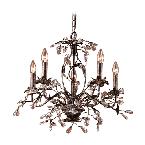 Elk Lighting Mini-Chandelier in Deep Rust Finish 8053/5