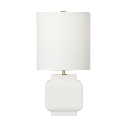 Anderson 20-Inch Table Lamp in New White by Visual Comfort Studio