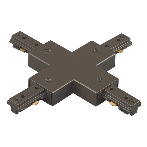 Dark Bronze H Track X Connector by WAC Lighting