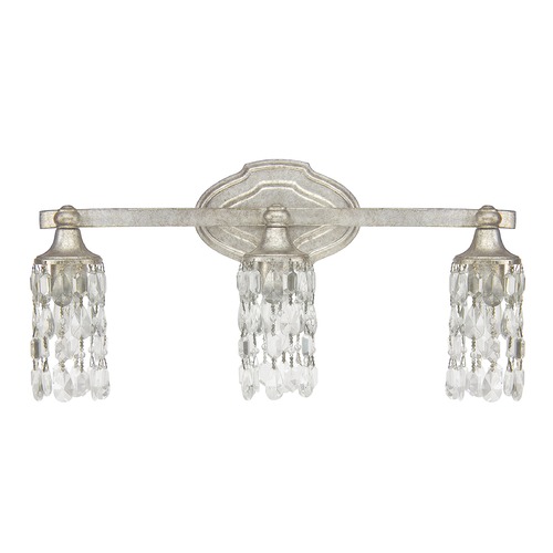 Blakely 20.50-Inch Vanity Light in Antique Silver by Capital Lighting