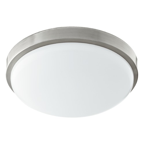 Satin Nickel LED Flush Mount by Quorum Lighting