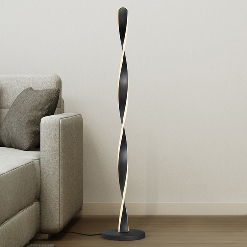 ET2 Lighting Pirouette LED Floor Lamp in Black by ET2 Lighting E24159-BK