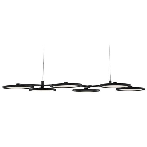 Quoizel Lighting Nitro Matte Black LED Island Light by Quoizel Lighting PCNR639MBK