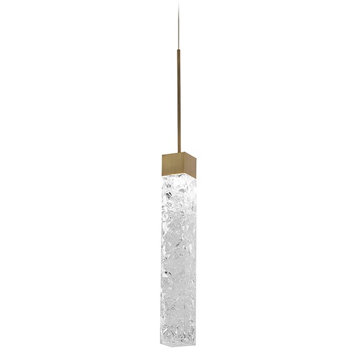 Minx Aged Brass LED Mini Pendant by Modern Forms