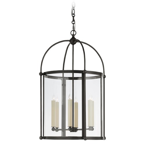 Visual Comfort Signature Collection Chapman & Myers Riverside Lantern in Bronze by Visual Comfort Signature CHC3451BZCG