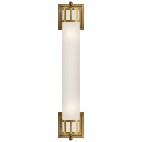Visual Comfort Signature Collection Studio VC Openwork Long Sconce in Antique Brass by Visual Comfort Signature SS2014HABFG