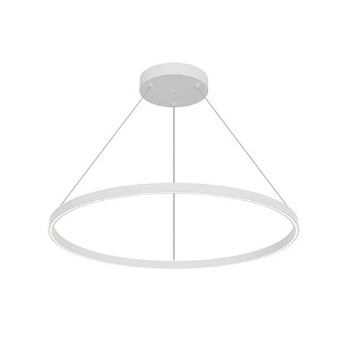 Cerchio White LED Pendant by Kuzco Lighting
