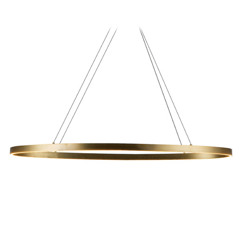 Kuzco Lighting Ovale Brushed Gold LED Pendant Light