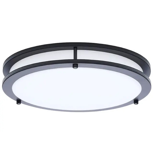 Nuvo Lighting Glamour Black LED Flushmount Light