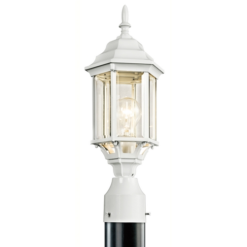 Kichler Lighting Chesapeake 18-Inch Post Light in White by Kichler Lighting 49256WH