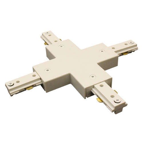 WAC Lighting White H Track X Connector