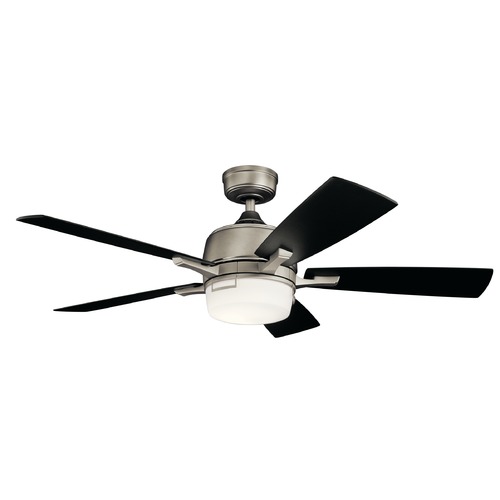 Kichler Lighting Leeds 52-Inch LED Fan in Brushed Nickel by Kichler Lighting 300457NI