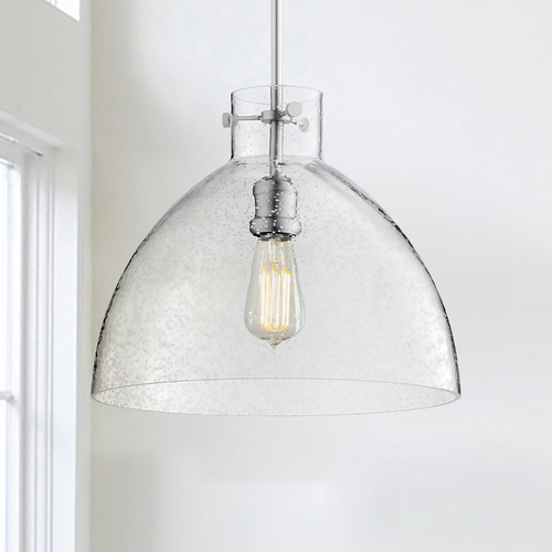 Satin Nickel Pendant by Quorum Lighting