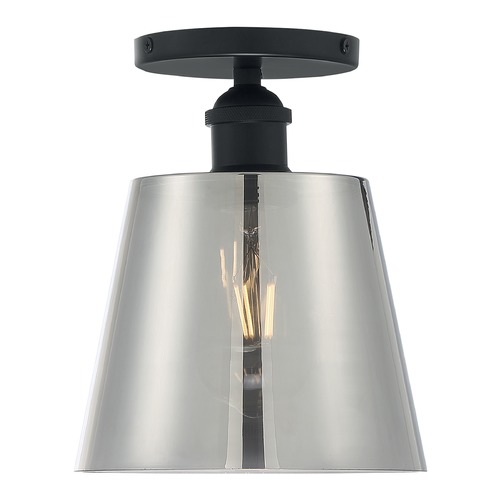 Satco Lighting Motif Black Semi-Flush Mount by Satco Lighting 60/7333