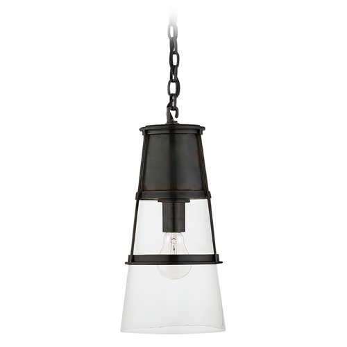 Visual Comfort Signature Collection Thomas OBrien Robinson Pendant in Bronze by Visual Comfort Signature TOB5752BZCG