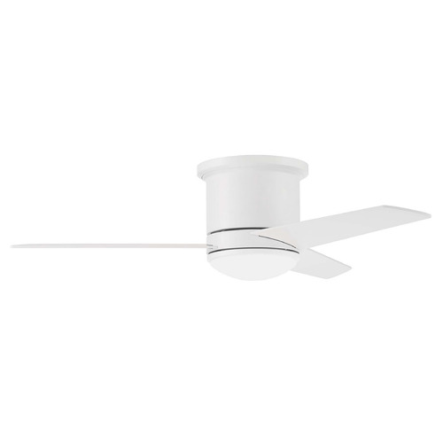 Cole 44-Inch White LED Ceiling Fan by Craftmade Lighting