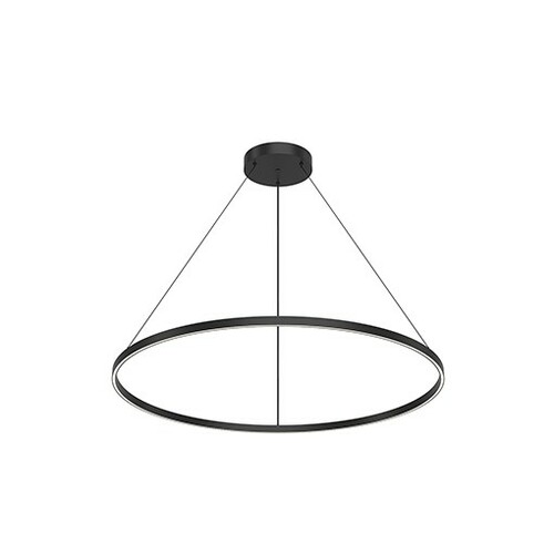 Cerchio Black LED Pendant by Kuzco Lighting