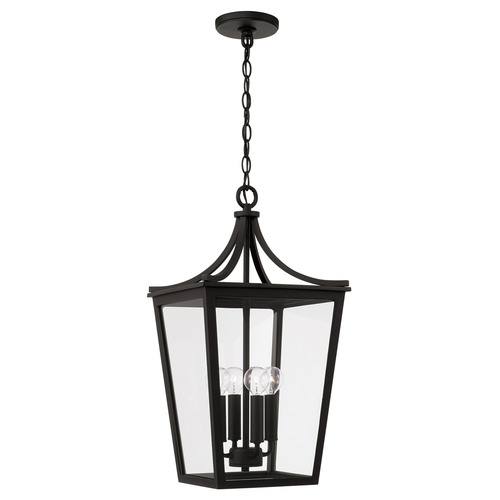 Adair 23-Inch Outdoor Hanging Lantern in Black by Capital Lighting