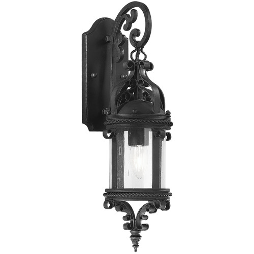 Troy Lighting Pamplona Soft Off Black Outdoor Wall Light