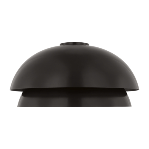 Visual Comfort Modern Collection Visual Comfort Modern Collection Shanti Dark Bronze LED Flushmount Light SLFM13627BZ