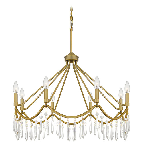 Quoizel Lighting Airedale Aged Brass Chandelier