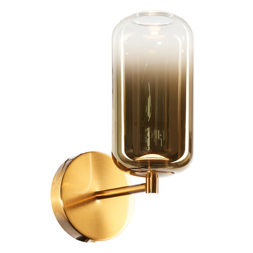 Matteo Lighting Refrax Aged Gold Brass LED Sconce