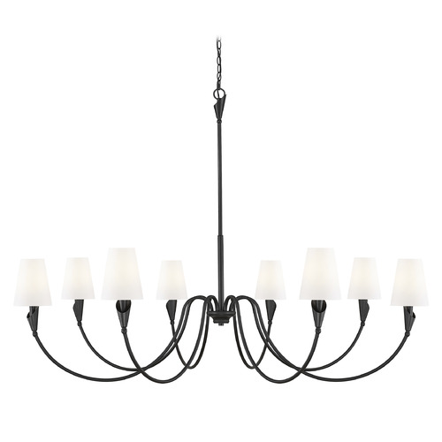 Z-Lite Claudelle Matte Black Chandelier