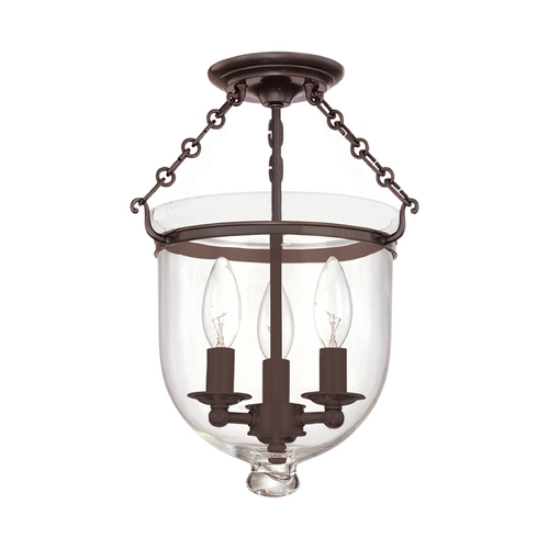 Hudson Valley Lighting Hampton Semi-Flush Mount in Old Bronze by Hudson Valley Lighting 251-OB-C1