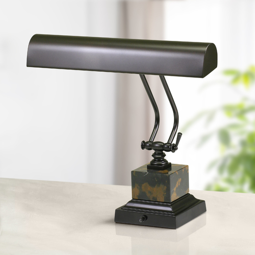 Piano Lamp in Mahogany Bronze by House of Troy Lighting