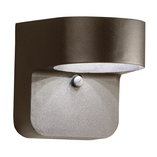 Kichler Lighting 5.50-Inch LED Outdoor Wall Light in Bronze by Kichler Lighting 11077AZT