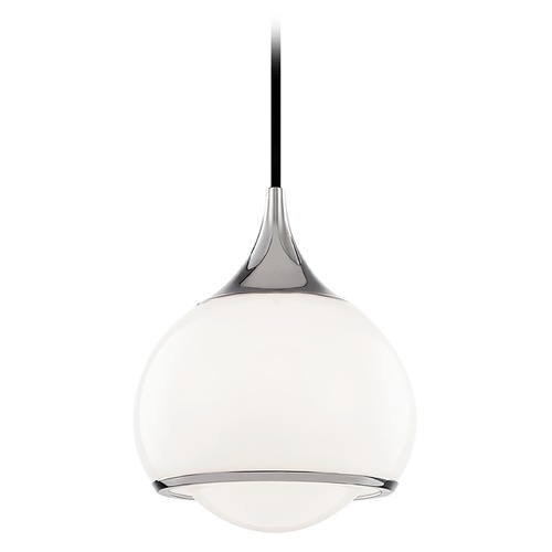 Reese Polished Nickel Mini Pendant by Mitzi by Hudson Valley
