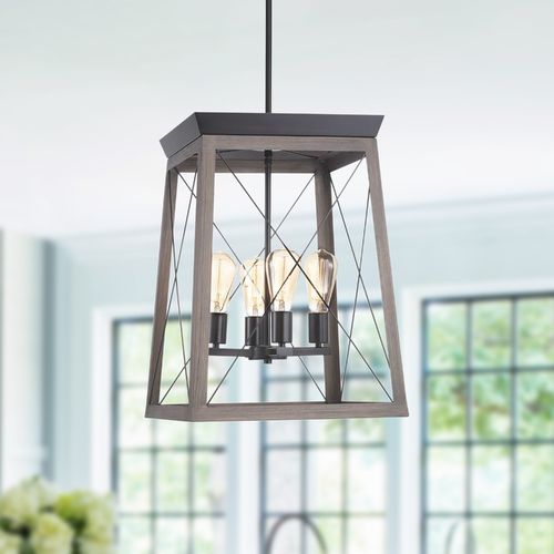 Progress Lighting Briarwood Antique Bronze Pendant by Progress Lighting P500178-020